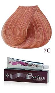Satin Hair Color Copper Blonde #7C  