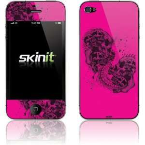  Pink Skull skin for Apple iPhone 4 / 4S Electronics