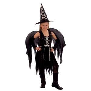  Witch Fairy Childs Halloween Fancy Dress Costume M 134cms 