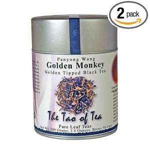 The Tao of Tea, Golden Monkey Black Tea, Loose Leaf, 3.5 Ounce Tins 