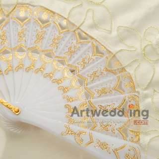 Outdoor/Garden/Beach Elegant Handmade Wedding Fan 5 Style U Pick 