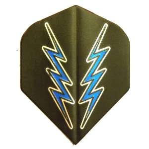   AmeriThon Black/Blue/Silver Lightning Dart Flights