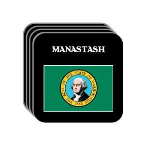   , Washington (WA) Set of 4 Mini Mousepad Coasters 