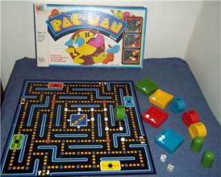 Vtg PAC MAN Board Game By Milton Bradley 1982 Complete Ex Cond Great 