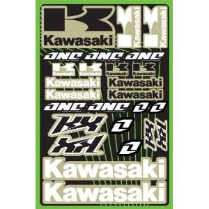  One Industries Kawasaki KX Decal Sheet      Automotive