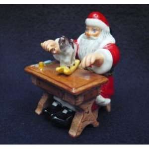  Santa Making Christmas Toys French Limoges Box