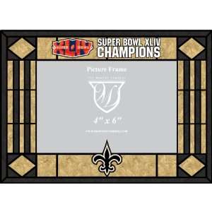 Memory Company New Orleans Saints Super Bowl XLIV Champions Art Glass 