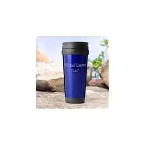  Personalized On the Go Blue Travel Tumbler