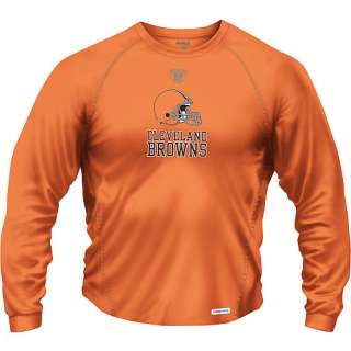 Cleveland Browns Tees Reebok Cleveland Browns Sideline Authentic Long 