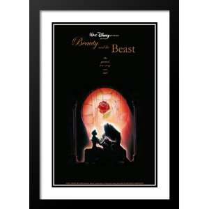  Beauty and the Beast 20x26 Framed and Double Matted Movie 