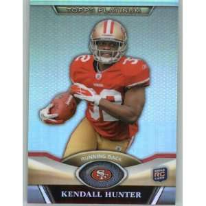  2011 Topps Platinum #139 Kendall Hunter RC   San Francisco 