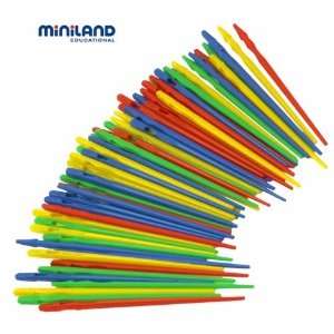 Miniland Educational 31769 Bag 100 big needles for lacing  Toys 