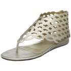 wanted shoes women s alesia thong sandal gold 7 5