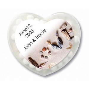  Baby Keepsake Love Beach Theme Personalized Heart Shaped 