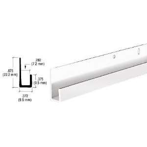  Dipped Brite Anodized 1/4 Standard Aluminum J Channel   12 ft Long