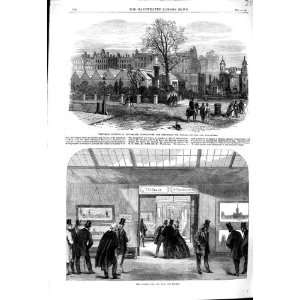  1867 DESIGNS LAW COURTS BUILDINGS NEW SQUARE LINCOLNS 