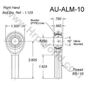  Aurora Bearing Company ALM 10; 562 Bore   5/8   18 