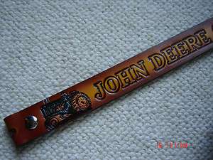 JD Farm TRACTOR LEATHER BELT 1 1/2 wide, cut to size   NEW  