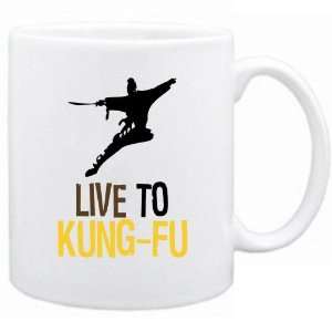  New  Live To Kung Fu  Mug Sports