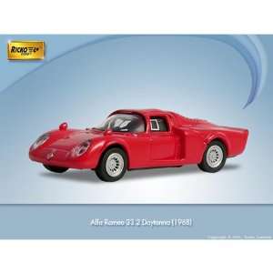  HO 1968 Alfa Romeo 33.2 Museo Red RKO38843 Toys & Games