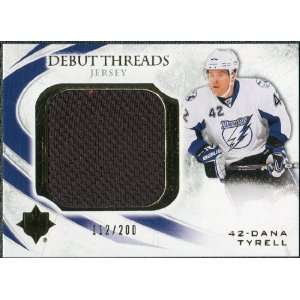 2010/11 Upper Deck Ultimate Collection Debut Threads #DTTY Dana Tyrell 