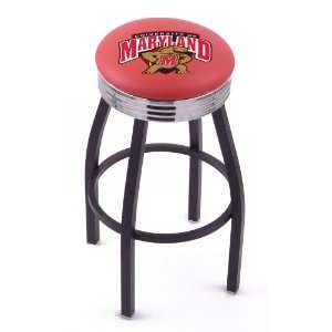  University of Maryland 30 Single ring swivel bar stool 