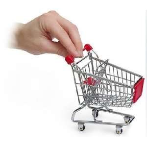  Mini Shopping Cart   Red/creative Receive Toys & Games
