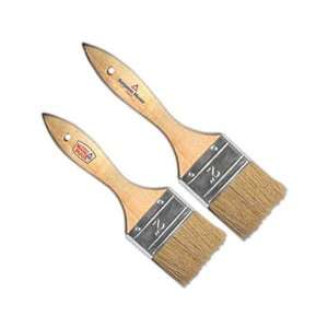  Paint brush made of natural wood.