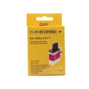 Compatible Brother LC41Y (LC 41Y) Yellow Ink Cartridge   OA100 Brand 