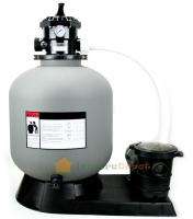   16 Sand Filter with 1HP Above Ground Swimming Pool Pump System  