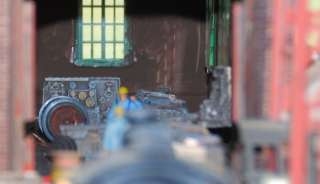 Diorama Spur H0 Modellbau Lok Eisenbahn Werkstatt mit Laufkran und 