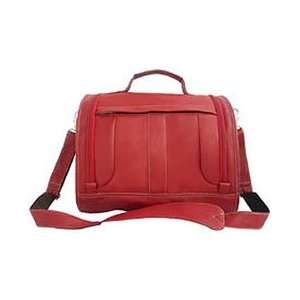  Piel Leather Deluxe Toiletry Kit Red/sand