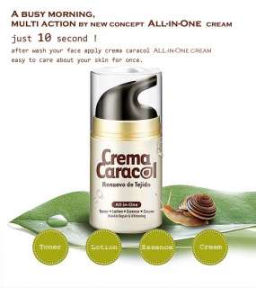 Organic/SNAIL extract75%CREAM DE CARACOL/All in One/50g  