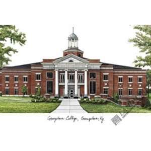  Georgetown College Lithograph Print