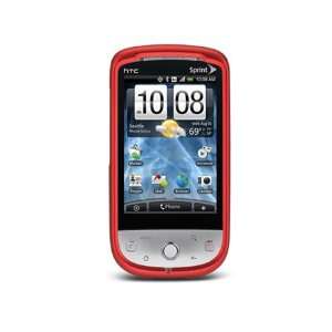  HTC Sprint Hero Rubberized Shield Hard Case Red Cell Phones 