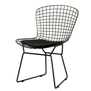 Baxton Studios   Bertoia Black Style Wire Side Chair 