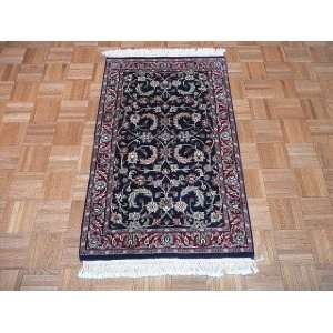  2x4 Hand Knotted Fine Kashan India Rug   26x40