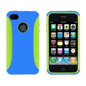 Body Armor Case for Apple iPhone 4, 4S (AT&T, Verizon, Sprint)   Blue 