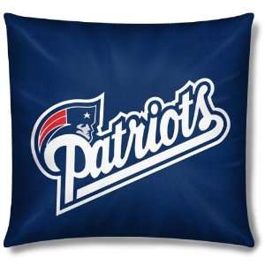  New England Patriots NFL Toss Pillow   18 x 18