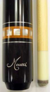 Meucci FR 1 MEF01 Pool Cue 12.75mm Black Dot Shaft   Free 2x4 Case and 
