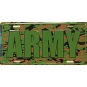 US ARMY Camo Camoflage License Plates Plate Tags Tag auto vehicle car 