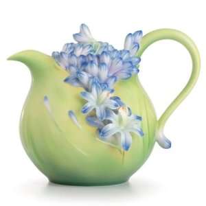Lily of the Nile Porcelain Teapot 
