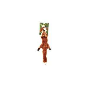  New Crazy Critters Stuffing Free Dog Toy/Fox Squeakers In 