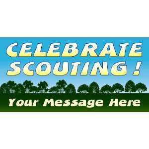  3x6 Vinyl Banner   Celebrate Scouting 