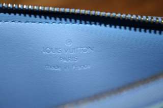 LOUIS VUITTON Monogram BLUE VERNIS LEXINGTON POCHETTE Purse SMALL BAG 