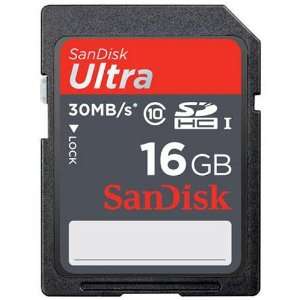   16GB Ultra SDHC UHS I Card 30MB/s (Class 10)