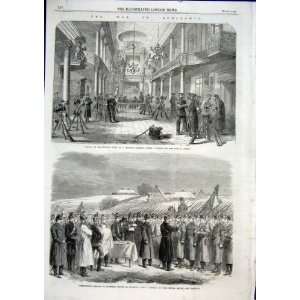  War In Schleswig Antique Print 1864 Denmark
