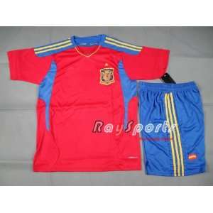 com new spain jersey 2011 2012 red home soccer football shirt shirts 