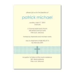  Baptism, Christening Invitations   Dotted Cross Surf By 