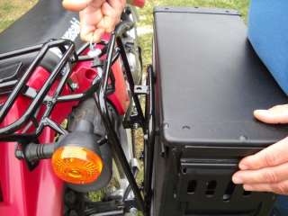 Pak Meister Milspec Panniers on a KLR with Moose luggage racks